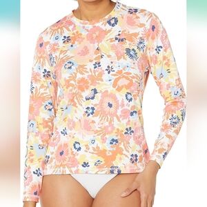 NWOT Roxy standard sea skipping  UPF 50 long skeeve rashguard size M